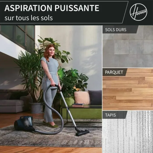 vacuum cleaner Hoover HP110HM Blue 700 W