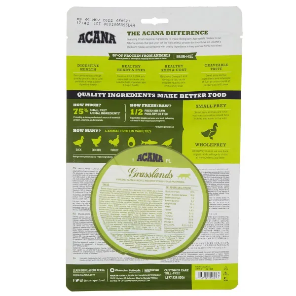 Kassitoit Acana Kana Kala 340 g