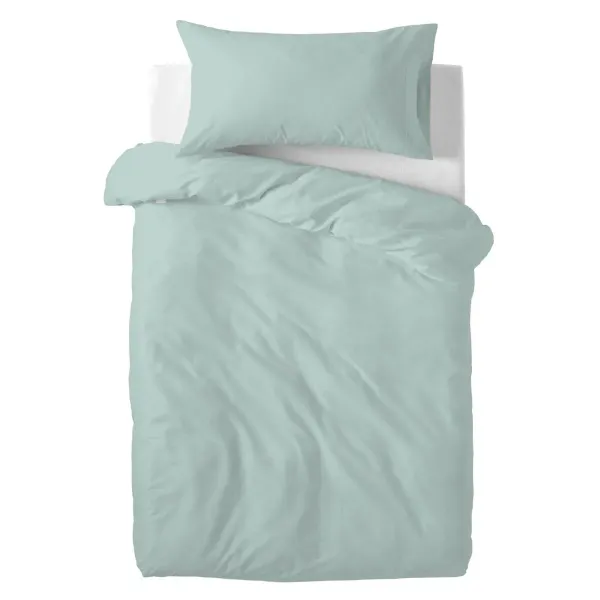 Pillowcase HappyFriday BASIC KIDS Mint 50 x 75 cm