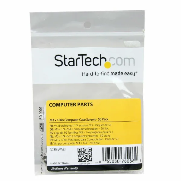 Kruvide komplekt Startech SCREWM3