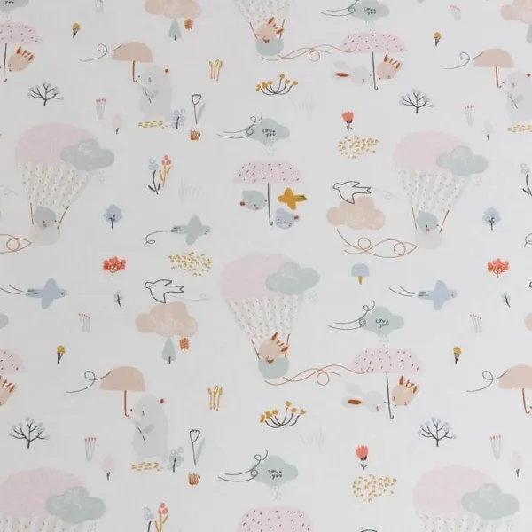 Vaikiškos lovelės čiužinys Tineo Balloons 120 x 60 x 4 cm