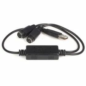 USB Kabelis Startech USBPS2PC             Melns USB A