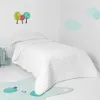 Bedspread (quilt) HappyFriday Basic Kids Dash White 180 x 260 cm