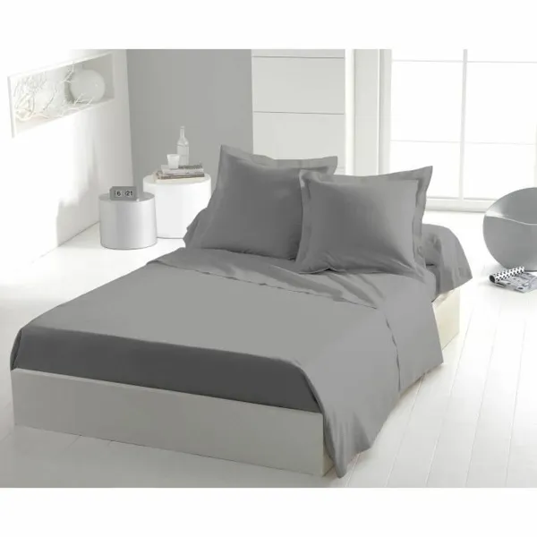 Antklodės užvalkalas be užpildo HOME LINGE PASSION Flat sheet Pilka Viengulė lova 180 x 290 cm