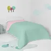 Bedspread (quilt) HappyFriday Basic Kids Dash Mint 200 x 260 cm