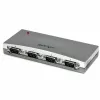 USB uz RS232 Adapteris Startech ICUSB2324 Sudrabains