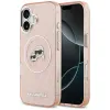 Karl Lagerfeld IML Glitter Karl & Choupette Heads Logo MagSafe - Case for iPhone 17 (pink)