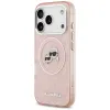 Karl Lagerfeld IML Glitter Karl & Choupette Heads Logo MagSafe - Case for iPhone 17 Pro (pink)