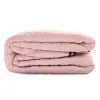 Reversible Bedspread HappyFriday Basic Dash Pink Navy Blue 260 x 260 cm