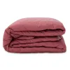 Reversible Bedspread HappyFriday Basic Arista White Magenta 270 x 260 cm