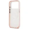 Karl Lagerfeld IML Glitter Karl & Choupette Heads Logo MagSafe - Case for iPhone 17 Pro (pink)