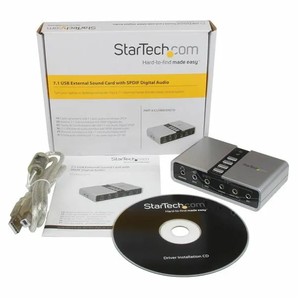 Äänikortti Startech ICUSBAUDIO7D