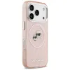 Karl Lagerfeld IML Glitter Karl & Choupette Heads Logo MagSafe - Case for iPhone 17 Pro Max (pink)
