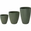 Plant pot Garden ID Fancy Green Polyethylene 40 x 42 cm