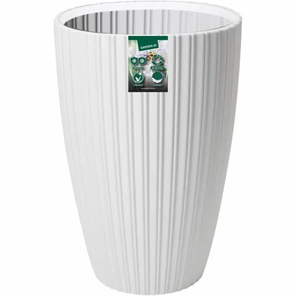 Kukkaruukku Garden ID Fancy Valkoinen Polyetyleeni 40 x 58 cm