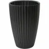 Plant pot Garden ID Fancy Black Polyethylene 40 x 58 cm