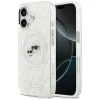 Karl Lagerfeld IML Glitter Karl & Choupette Heads Logo MagSafe - Case for iPhone 17 (gray)