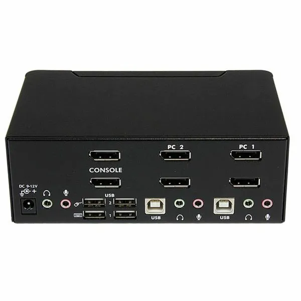 2-Port KVM jungiklis Startech SV231DPDDUA Juoda