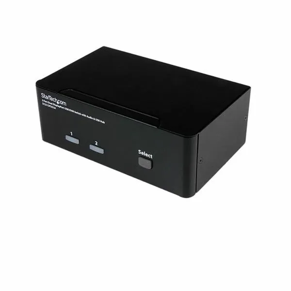 2-Port KVM jungiklis Startech SV231DPDDUA Juoda