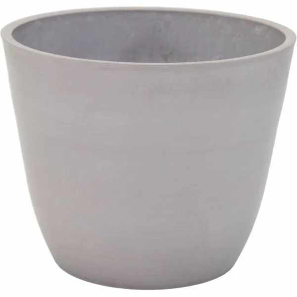 Kukkaruukku Mega Collections Ecostone Egg Ruskea Ruskeanharmaa Muovinen Kierrätetty 41 x 33 cm 42 x 42 x 67 cm