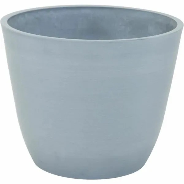 Kukkaruukku Mega Collections Ecostone Egg Harmaa Muovinen Kierrätetty 41 x 33 cm 42 x 42 x 67 cm