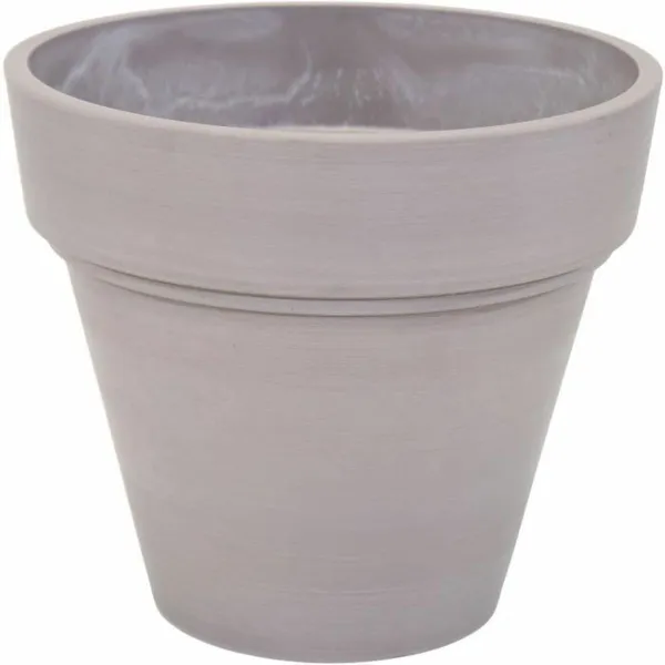 Kukkaruukku Mega Collections Ecostone Planter Ruskea Ruskeanharmaa Muovinen Kierrätetty 55 x 51 cm