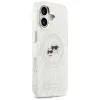 Karl Lagerfeld IML Glitter Karl & Choupette Heads Logo MagSafe - Case for iPhone 17 (gray)