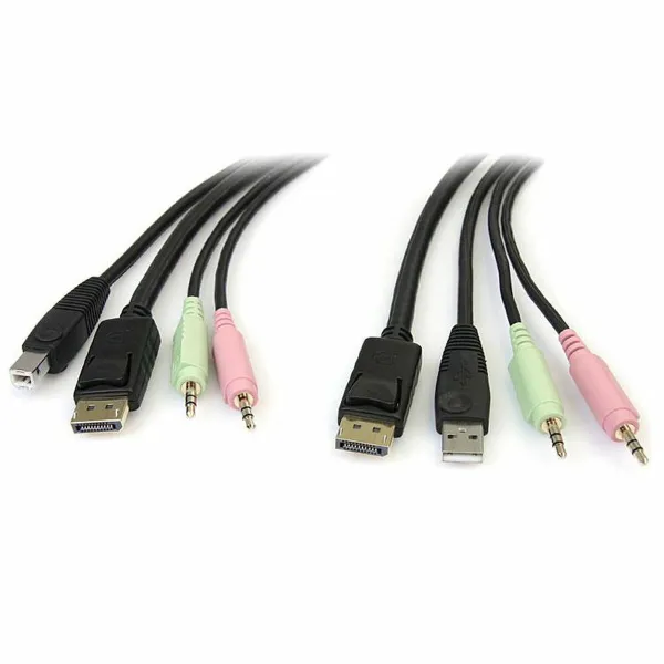Переключатели KVM Startech DP4N1USB6