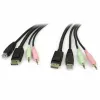 KVM komutatorius Startech DP4N1USB6