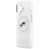 Karl Lagerfeld IML Glitter Karl & Choupette Heads Logo MagSafe - Case for iPhone 17 (gray)