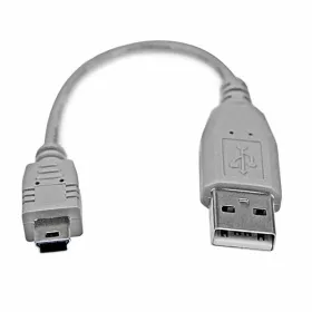 USB 2.0 A - Mini USB B kaapeli Startech USB2HABM6IN          Harmaa