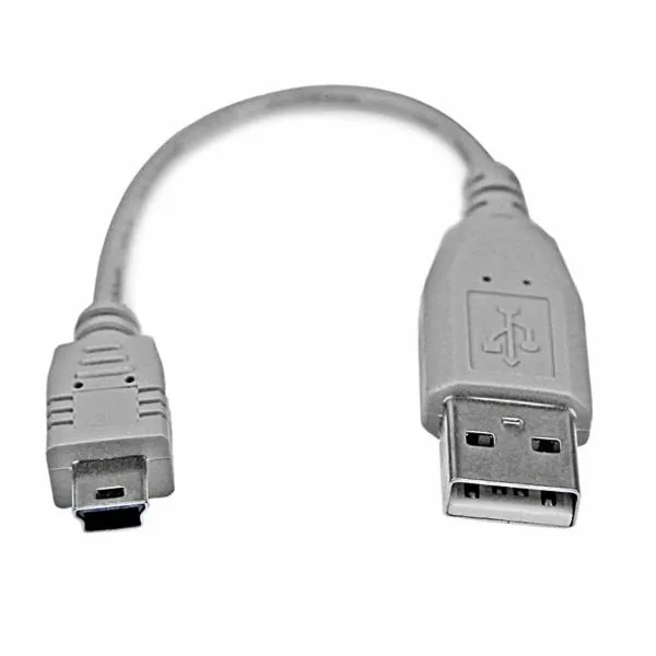 USB 2.0 A - Mini USB B kaapeli Startech USB2HABM6IN          Harmaa
