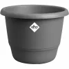 Kukkaruukku Elho Amiga Round 47 Musta Antrasiitinharmaa 47 x 35 cm
