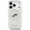 Karl Lagerfeld IML Glitter Karl & Choupette Heads Logo MagSafe - Case for iPhone 17 Pro (gray)