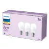 Светодиодная лампочка Philips A60 E27 Теплый белый E 7 W 60 W E27 806 lm 3 штук (2700 K)