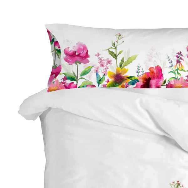 Pillowcase HappyFriday Cassia Multicolour 45 x 155 cm