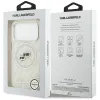 Karl Lagerfeld IML Glitter Karl & Choupette Heads Logo MagSafe - Case for iPhone 17 Pro Max (gray)