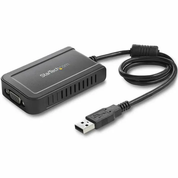 USB uz VGA Adapteris Startech USB2VGAE3 Melns
