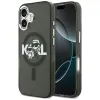 Karl Lagerfeld IML Glitter Karl & Choupette Sketch Logo MagSafe - Case iPhone 17 (Black)