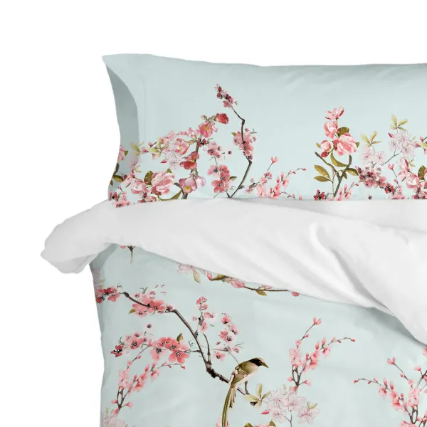 Pillowcase HappyFriday Chinoiserie Multicolour 45 x 125 cm