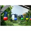 Wreath of LED Lights Black Multicolour 5 m LED