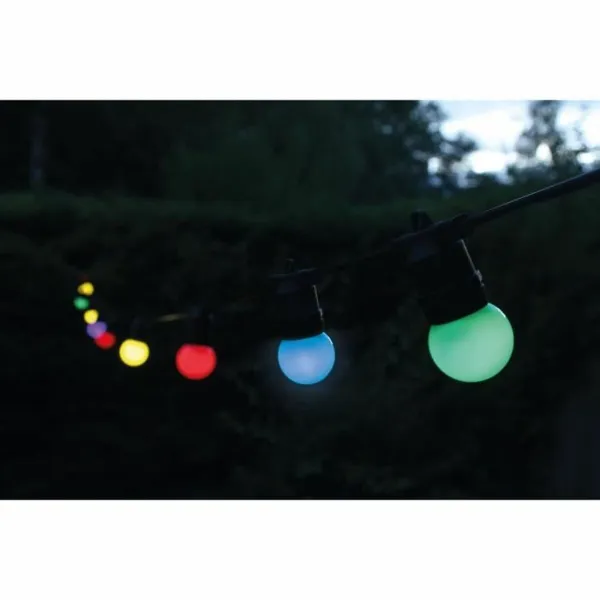 LED-valokranssi Musta Monivärinen 5 m LED