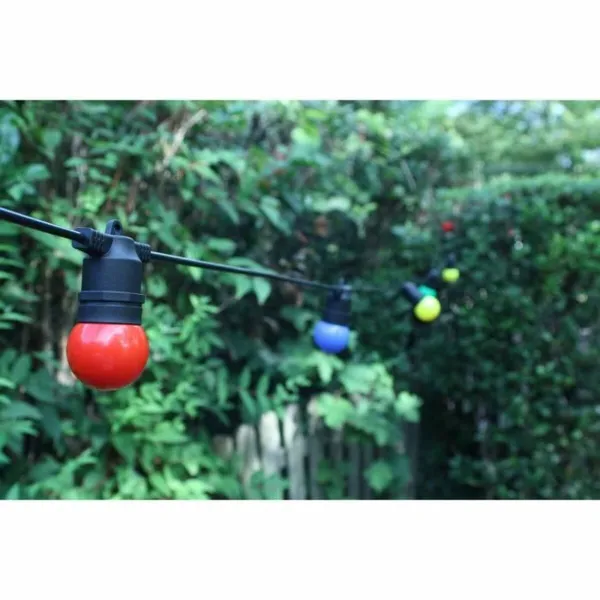 LED žibintų vainikas Juoda Spalvotas 5 m LED
