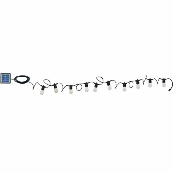 LED-valokranssi Rio Musta Monivärinen 5 m LED RGB 20
