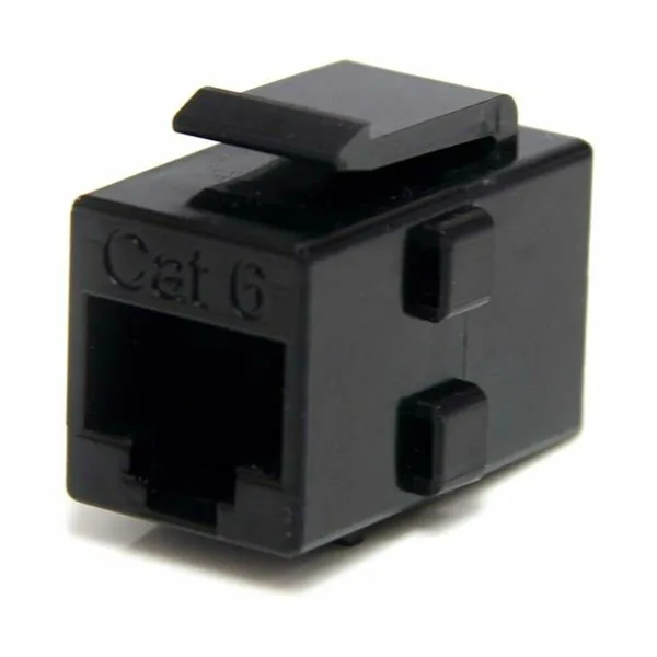 RJ45 Konnektor Startech C6KEYCOUPLER Must