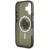 Karl Lagerfeld IML Glitter Karl & Choupette Sketch Logo MagSafe - Case iPhone 17 (Black)