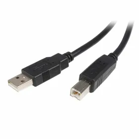 USB A - USB B kaapeli Startech USB2HAB1M            Musta