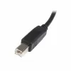 USB A - USB B kaapeli Startech USB2HAB5M            Musta