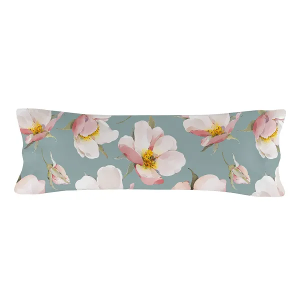 Pillowcase HappyFriday Spring Blossom Multicolour Single 45 x 110 cm