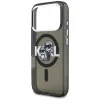Karl Lagerfeld IML Glitter Karl & Choupette Sketch Logo MagSafe - Case iPhone 17 Pro (Black)